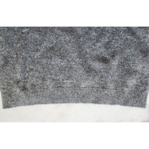 Vintage Womens Rare Lauren Ralph Lauren Lambswool Grey Med P Sled Scene Sweater - Picture 12 of 16